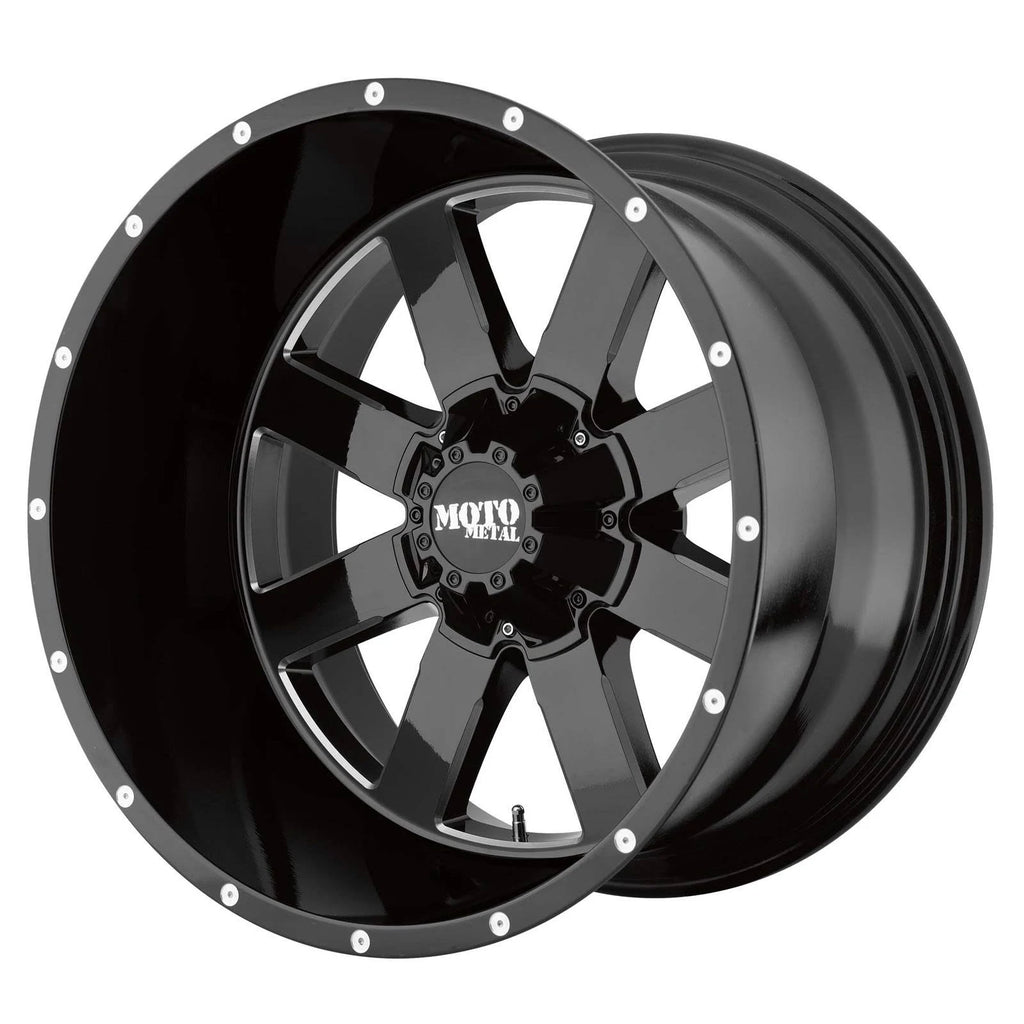 22x14 Gloss Black Milled Wheel F250897