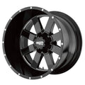 22x14 Gloss Black Milled Wheel F250897