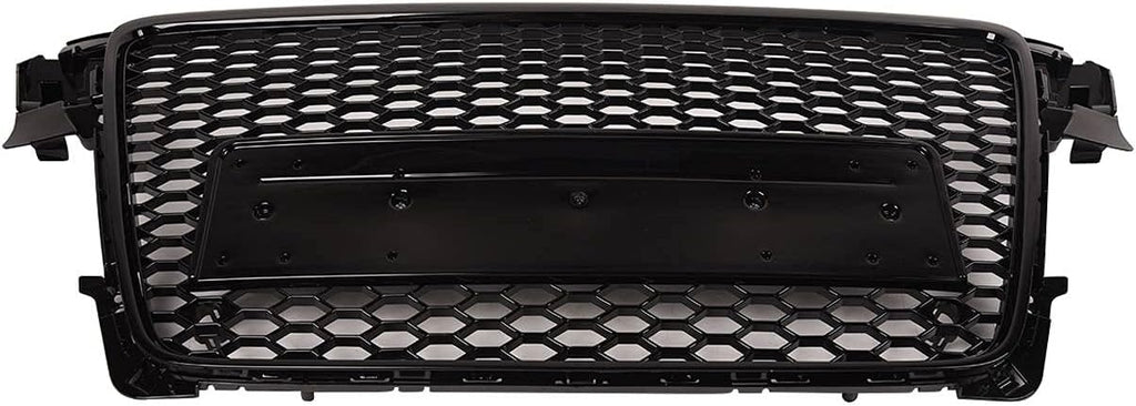 Gloss Black Front Mesh Grille for Audi A4 Sedan W937
