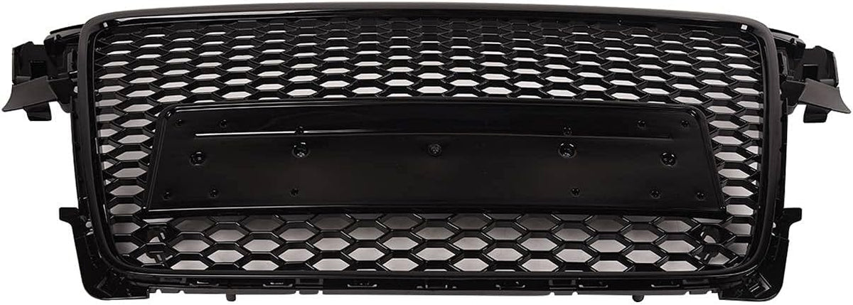 Gloss Black Front Mesh Grille for Audi A4 Sedan W937