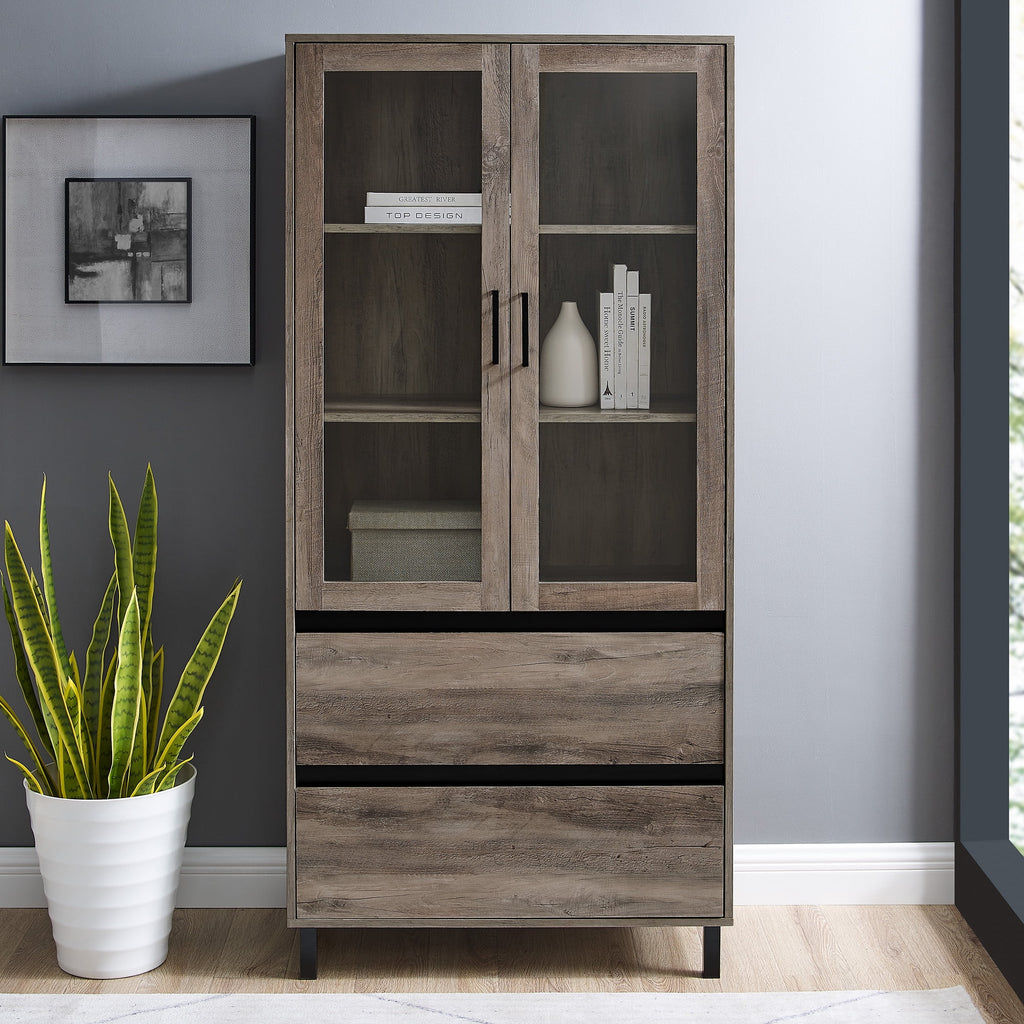 Glass Door Bookcase U43069