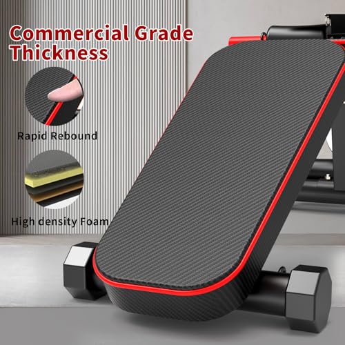 Adjustable Foldable Incline Decline Weight Bench Y6416