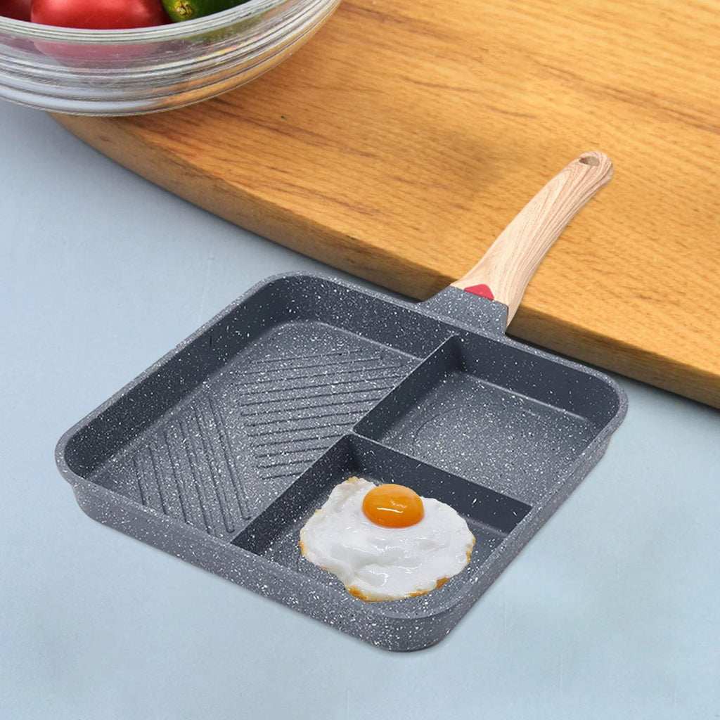 3 Section Nonstick Divided Grill Frying Pan V925881