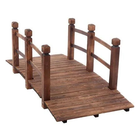 5 ft Gray Landscape Bridge Z54874
