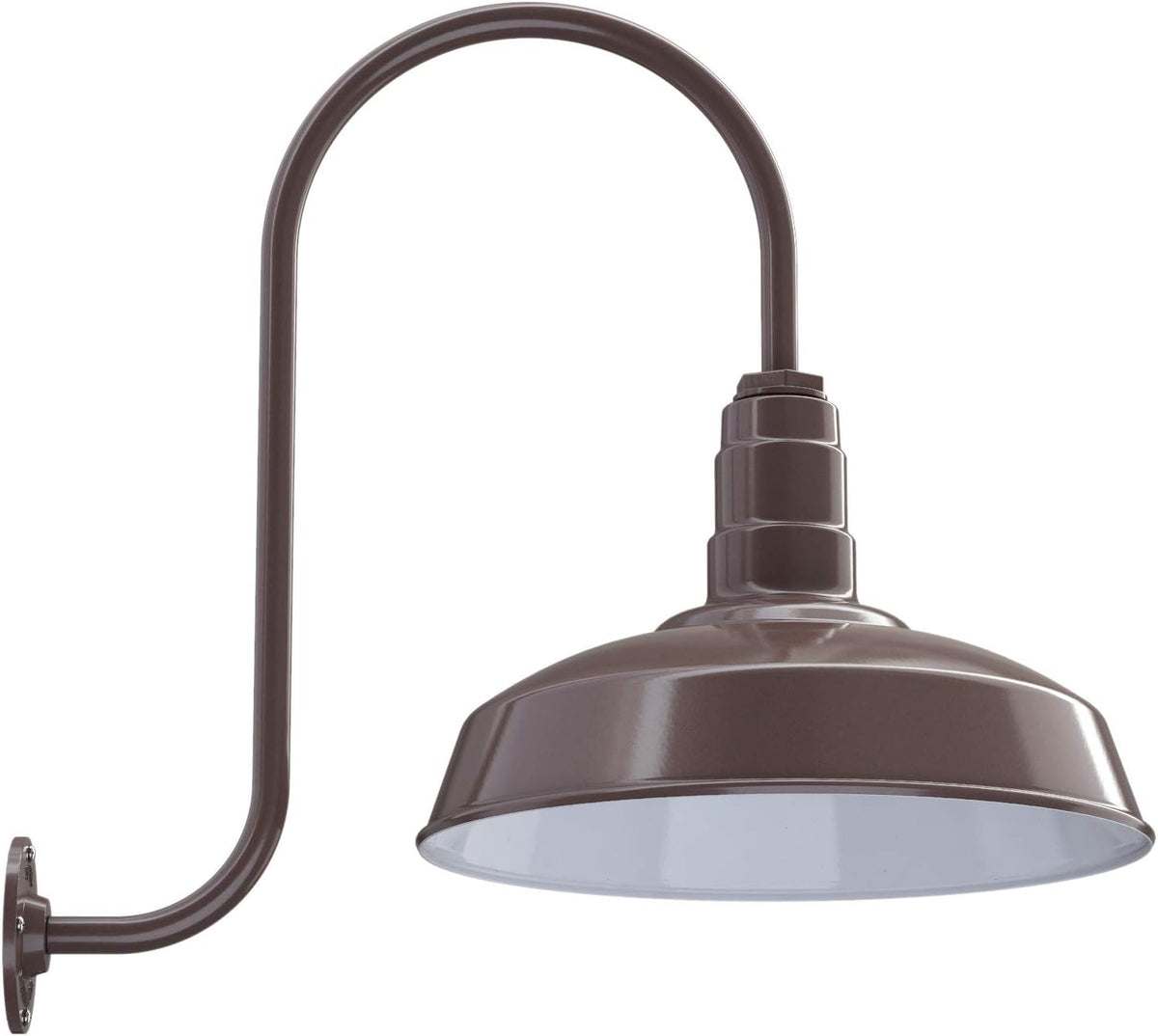 Matte Black Gooseneck Barn Light X671