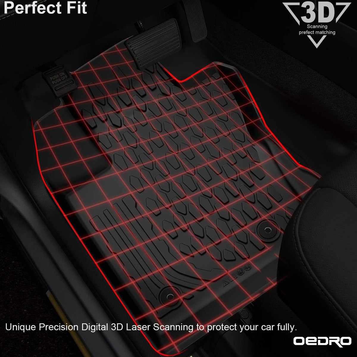 All Weather TPE Floor Mats & Cargo Liners Set W36116