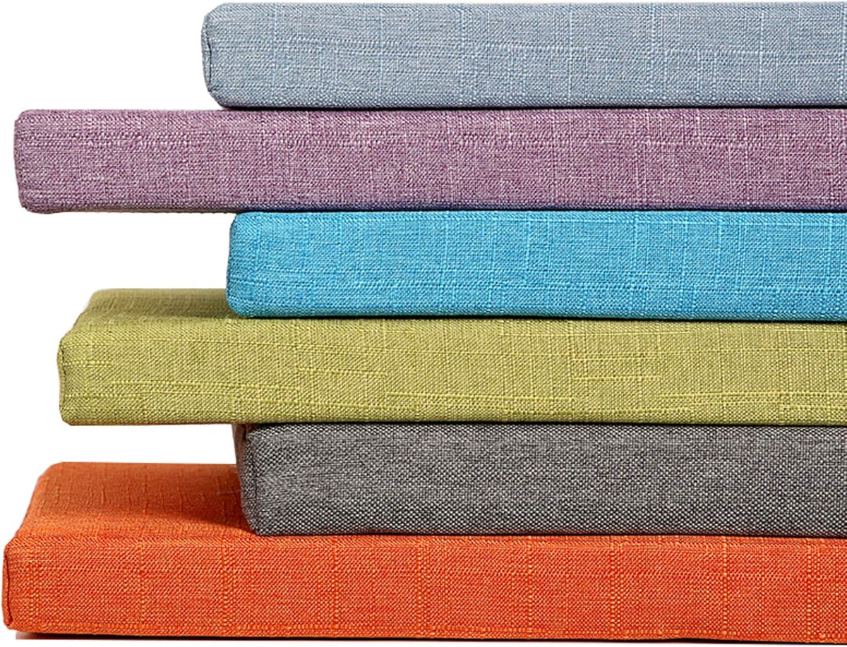 Non-Slip Tufted Padded Foam Rectangle Bench Cushion G4742