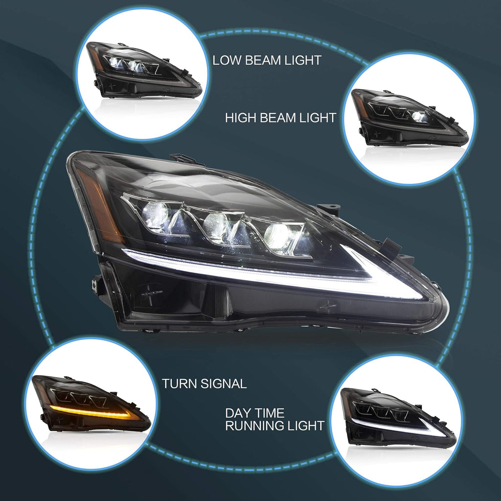 Headlight Assembly for Lexus IS250 IS350 IS F SEDAN C CF V633