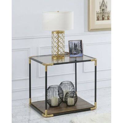 Glass Top End Table O59546