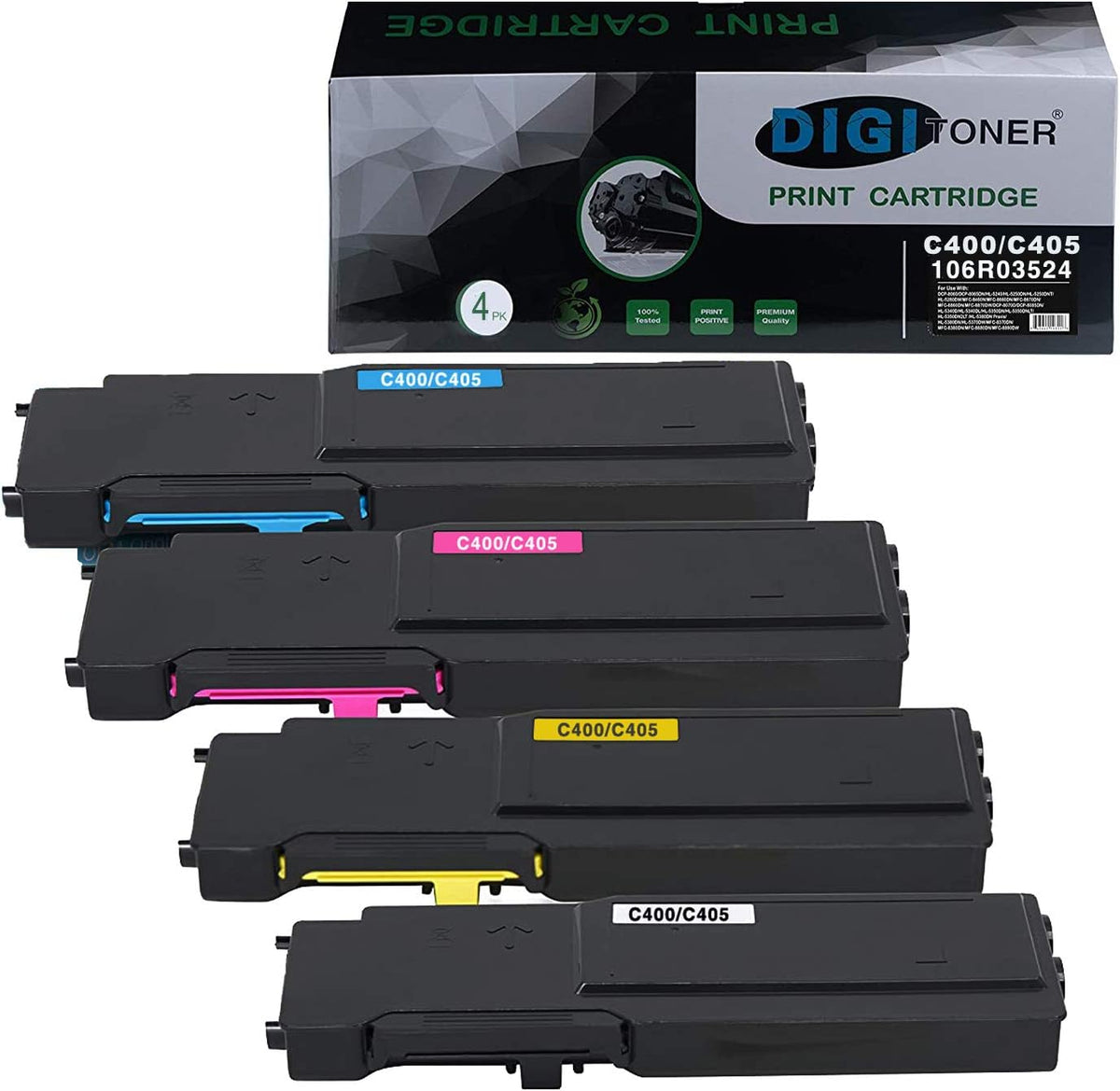 Remanufactured Toner Cartridge Replacement 4-Pack J3927