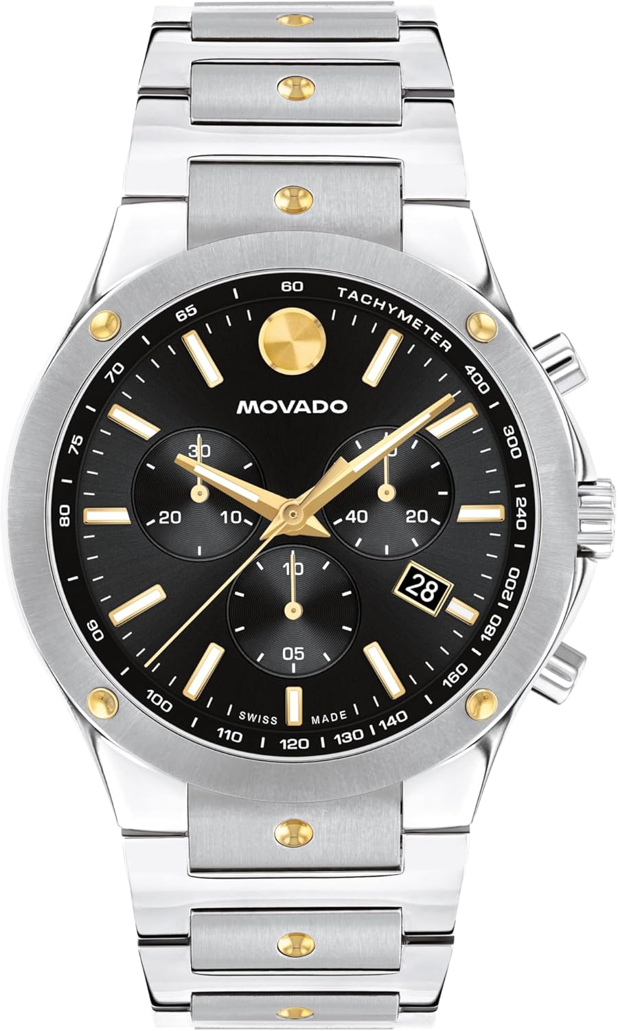 Swiss Quartz Chronograph Stainless Steel Watch T9197