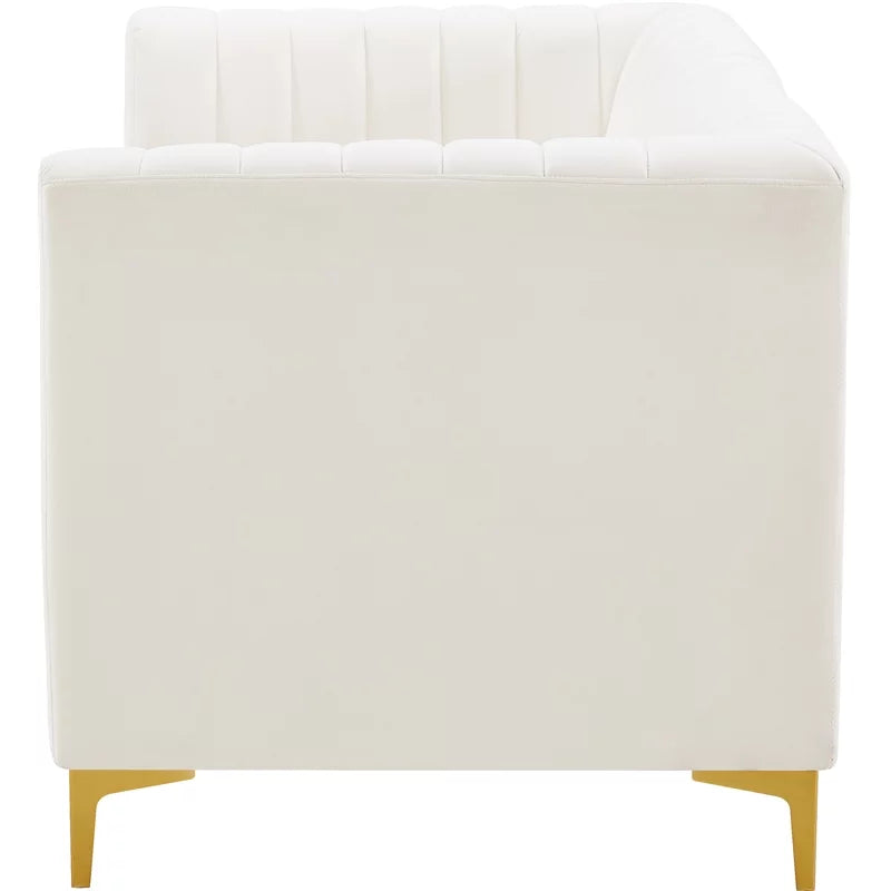Cream Velvet Modular Sofa F99085