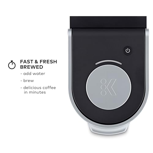 Single Serve K-Cup Pod Coffee Maker, 6 to 12oz Brew, Black J644