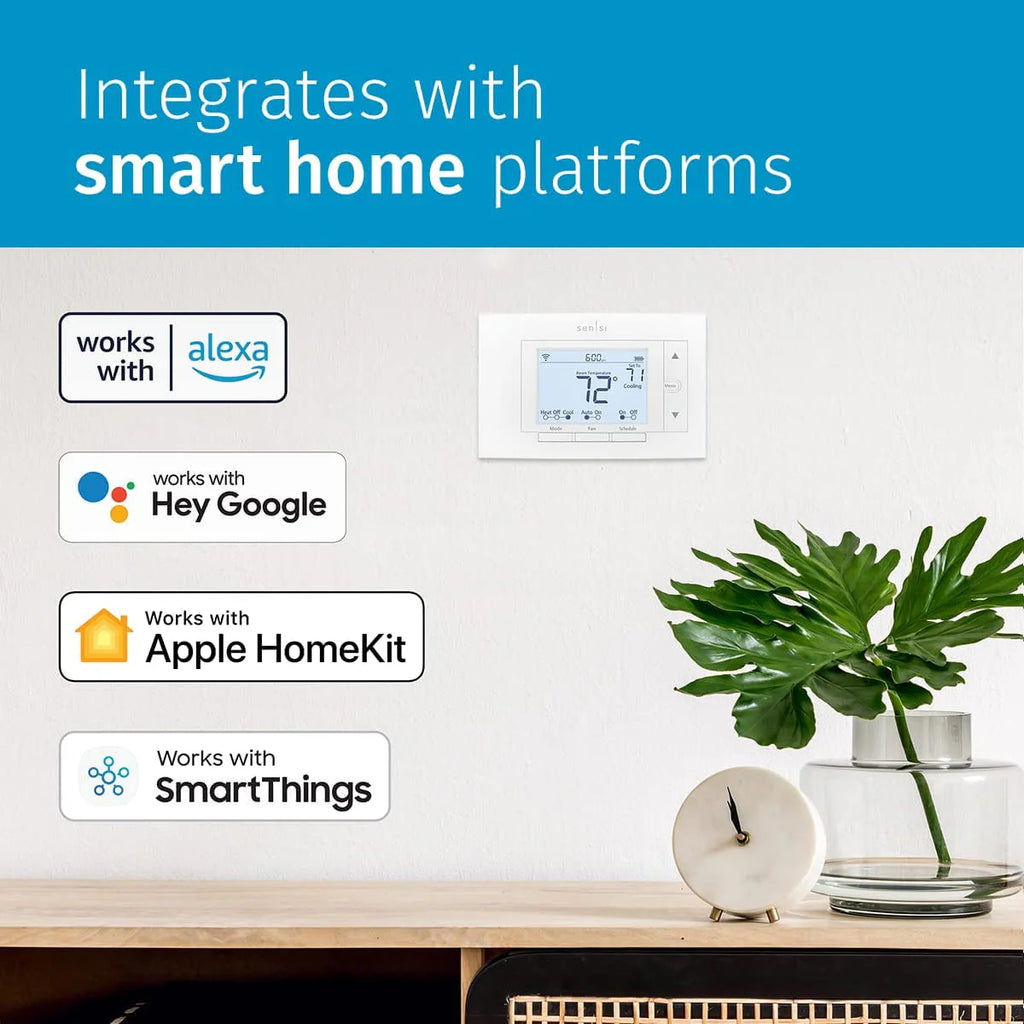 Smart Programmable Wi-Fi Thermostat White V512005