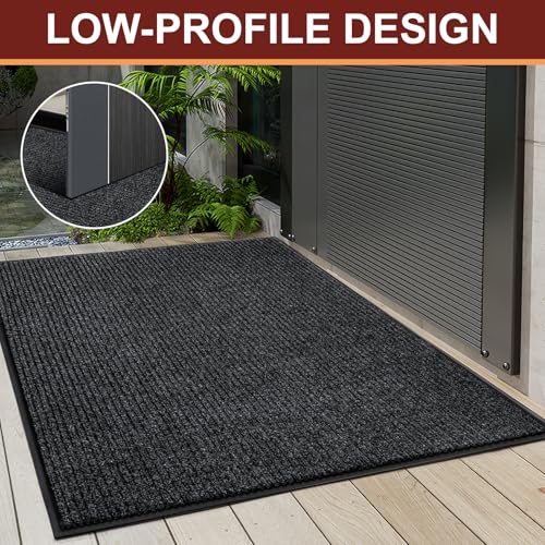 4'x6' Heavy Duty Non-Slip Washable Doormat U99413