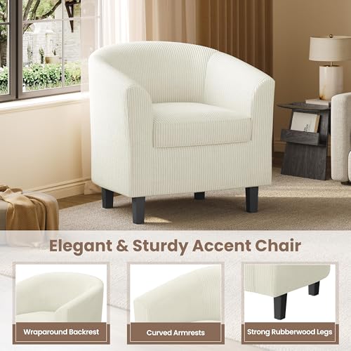 Brown Faux Leather Accent Chair A6248