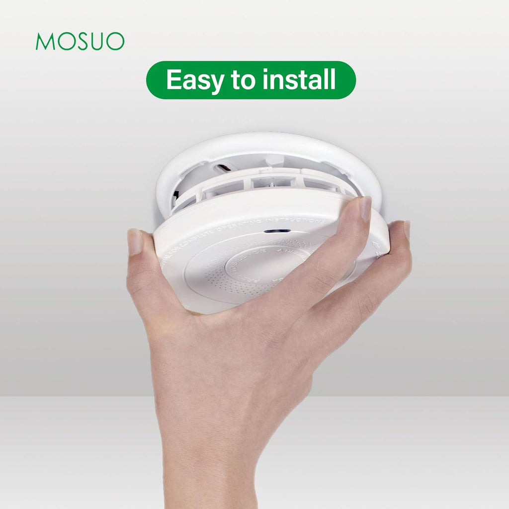 Smoke and Carbon Monoxide Detector Alarm, 10-Year Battery, Dual Sensor D7819