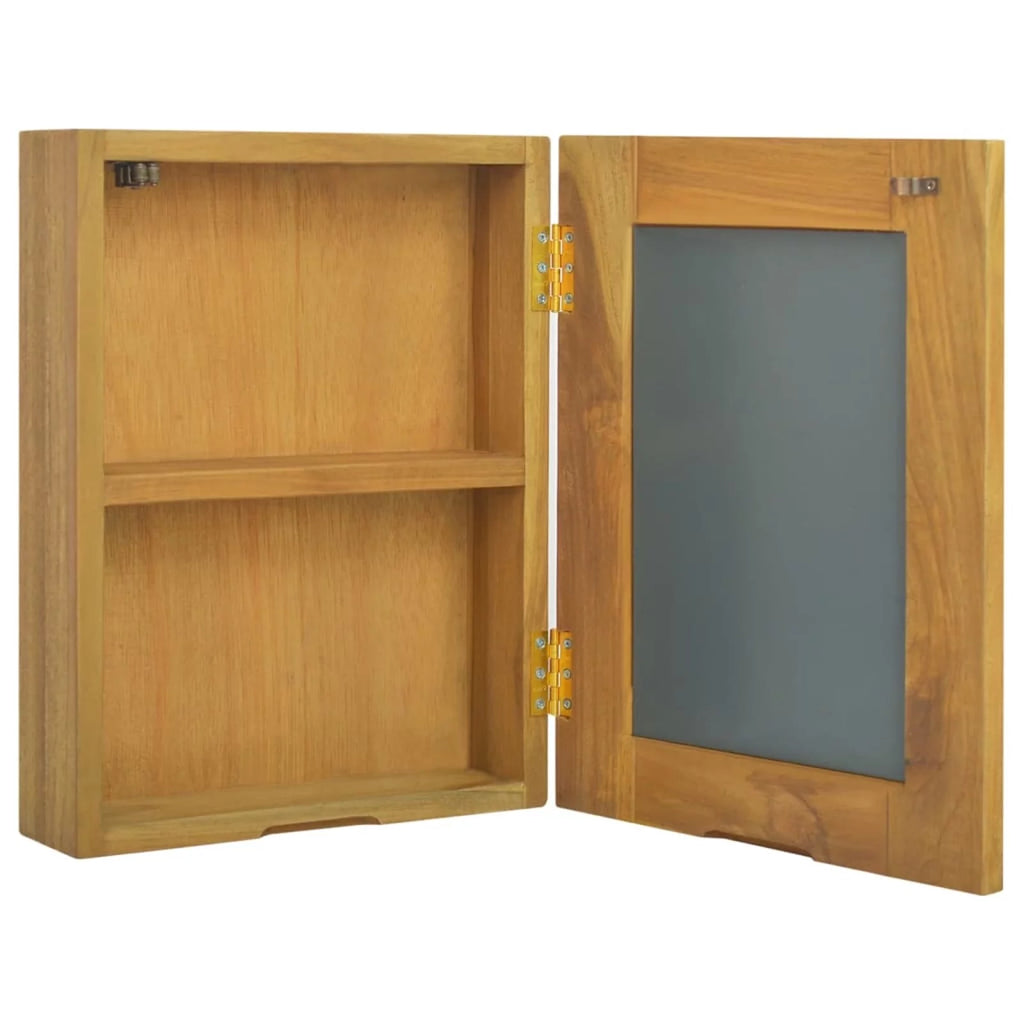 Wooden Mirror Cabinet with Door and Shelf A668208