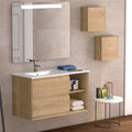 Oak Engineered Wood Side Cabinet A9762