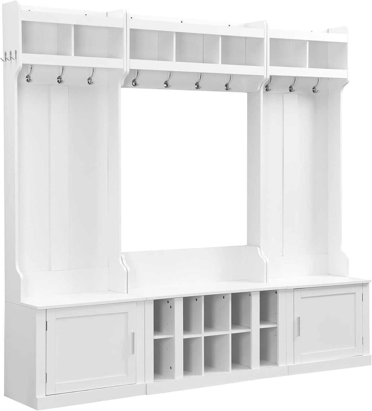 White Hall Tree with Storage and Bench I704709