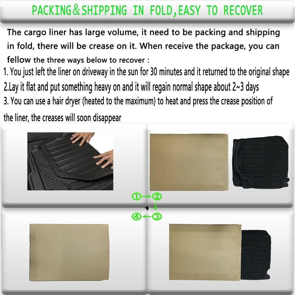 All-Weather 3D Waterproof TPO Cargo Liners A935