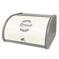 Metal Bread Box with Roll Top Lid Q3442