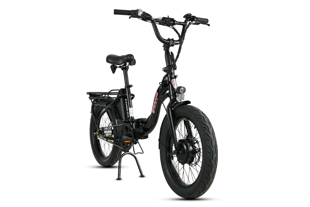 500W Lightweight Folding Ebike with 20'' x 3.0'' Tire B427428