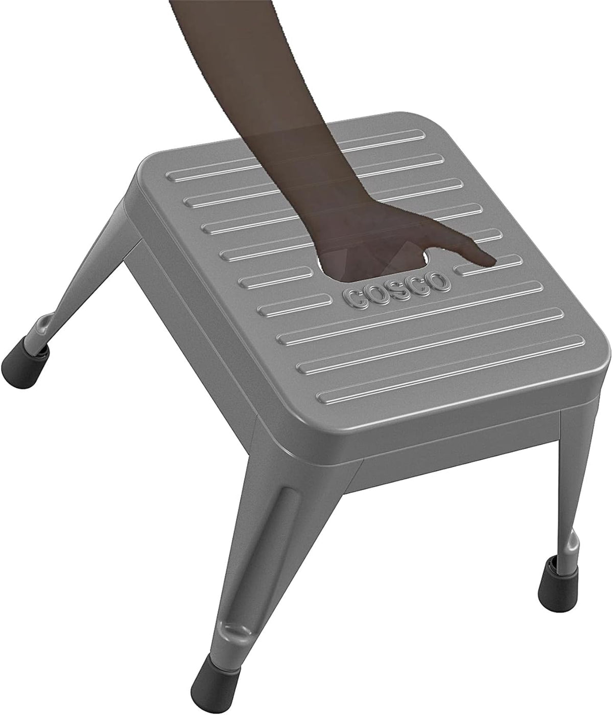 2 Pack Gray Steel Step Stool K6161