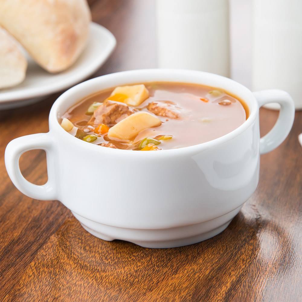 White 9 oz. Soup Bowl V31310
