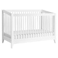 4-in-1 Convertible Crib with Toddler Bed Conversion Kit in White U876490