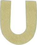 Adhesive U-Heel Pad, Felt, 1/4", Bag of 100 H141