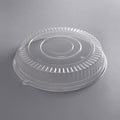 16x22 Clear Pet Plastic Round Catering Tray Low Dome Lid - 25/Case C890509