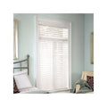 White Faux Wood Cordless Blind B63966