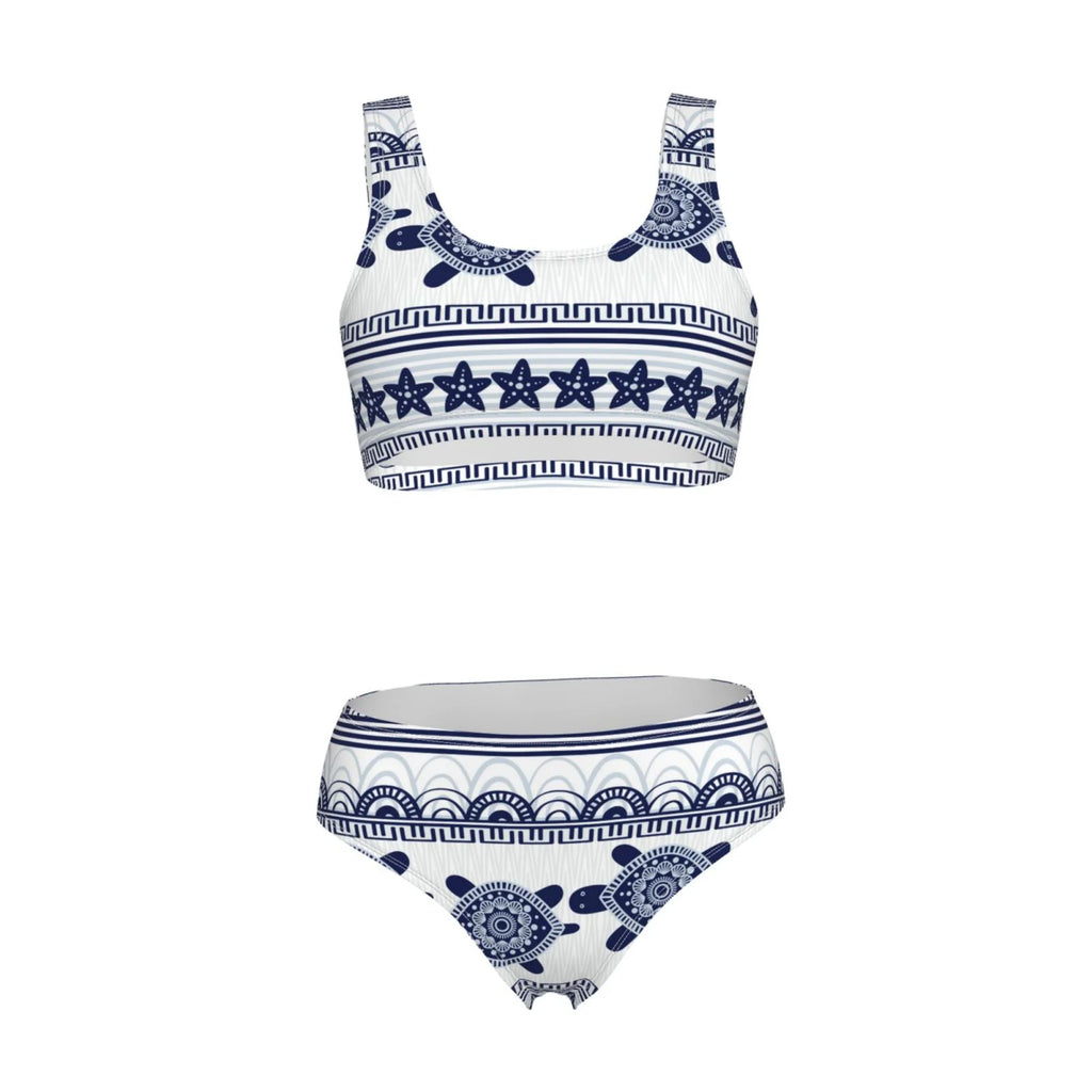 High Waisted Bikini Sets with Removable Soft Chest Pad D288971