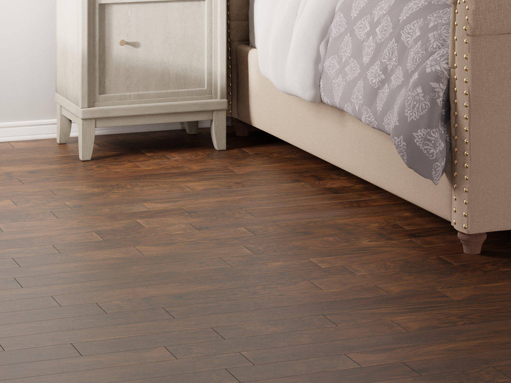 Medium Brown Hickory Locking Engineered Hardwood U792