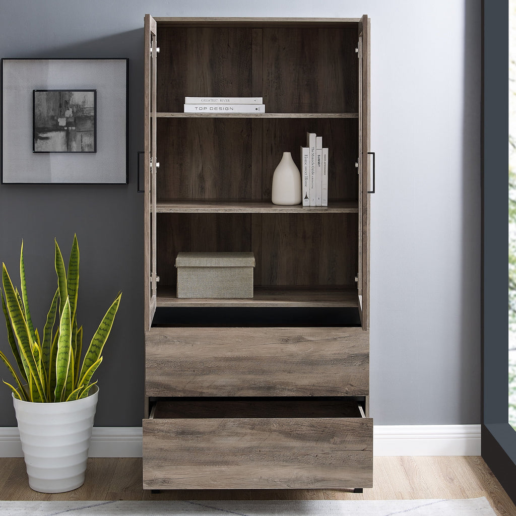 Glass Door Bookcase U43069