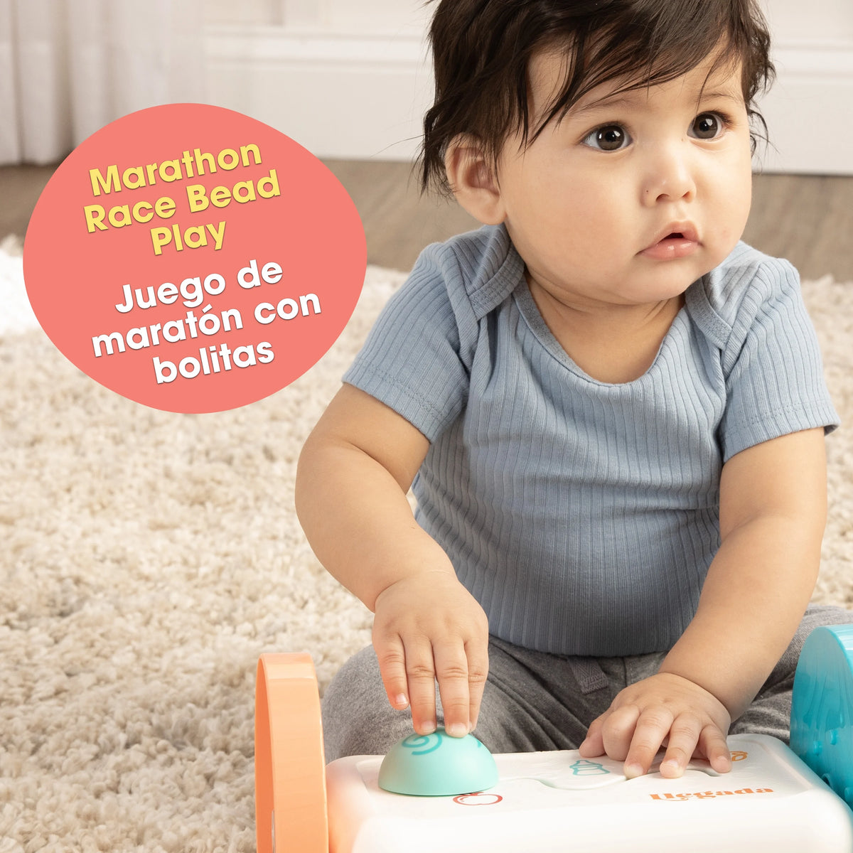 2-in-1 Activity Mirror Baby Toy Z9594
