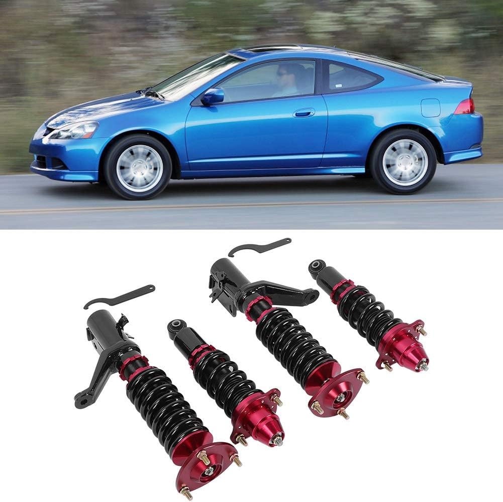 2 Front + 2 Rear Metal Damper Strut Coilover Suspension Kit F363602