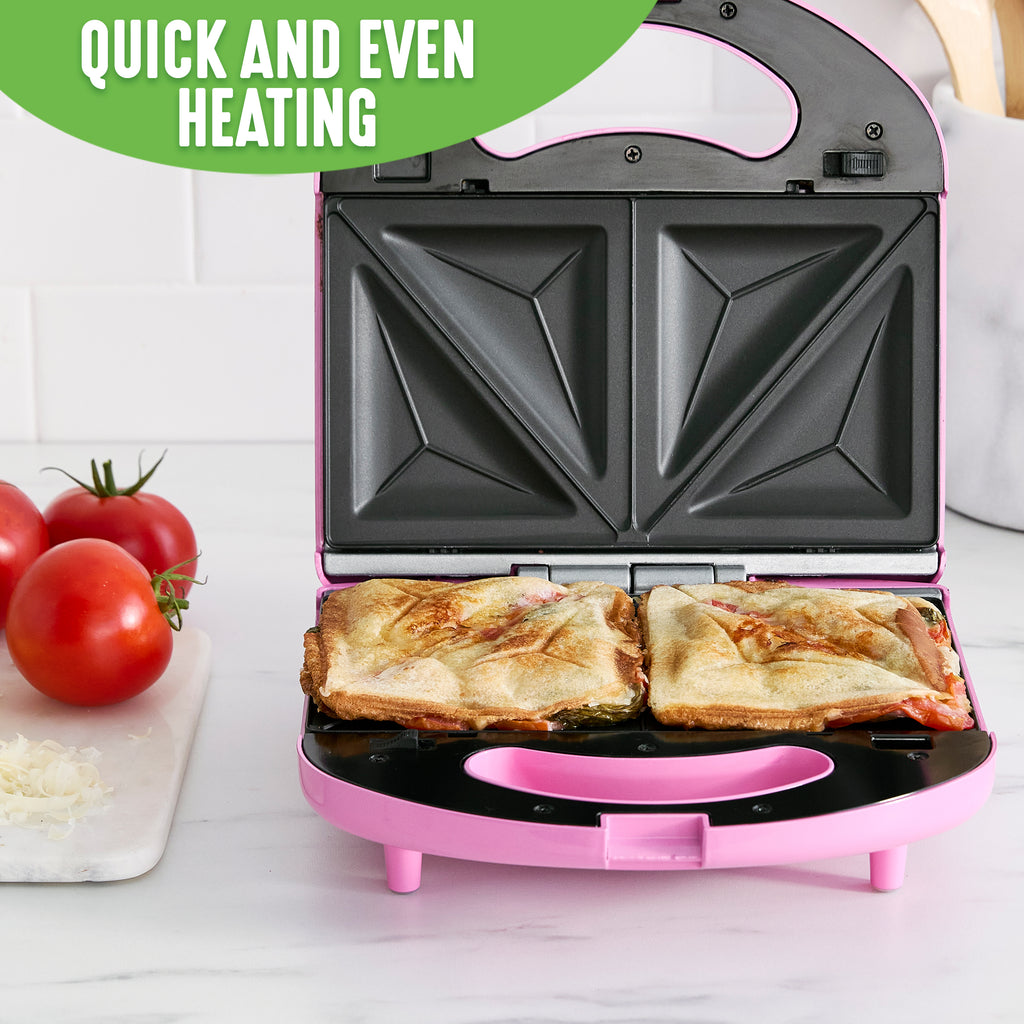 Pink Sandwich and Waffle Maker H417484