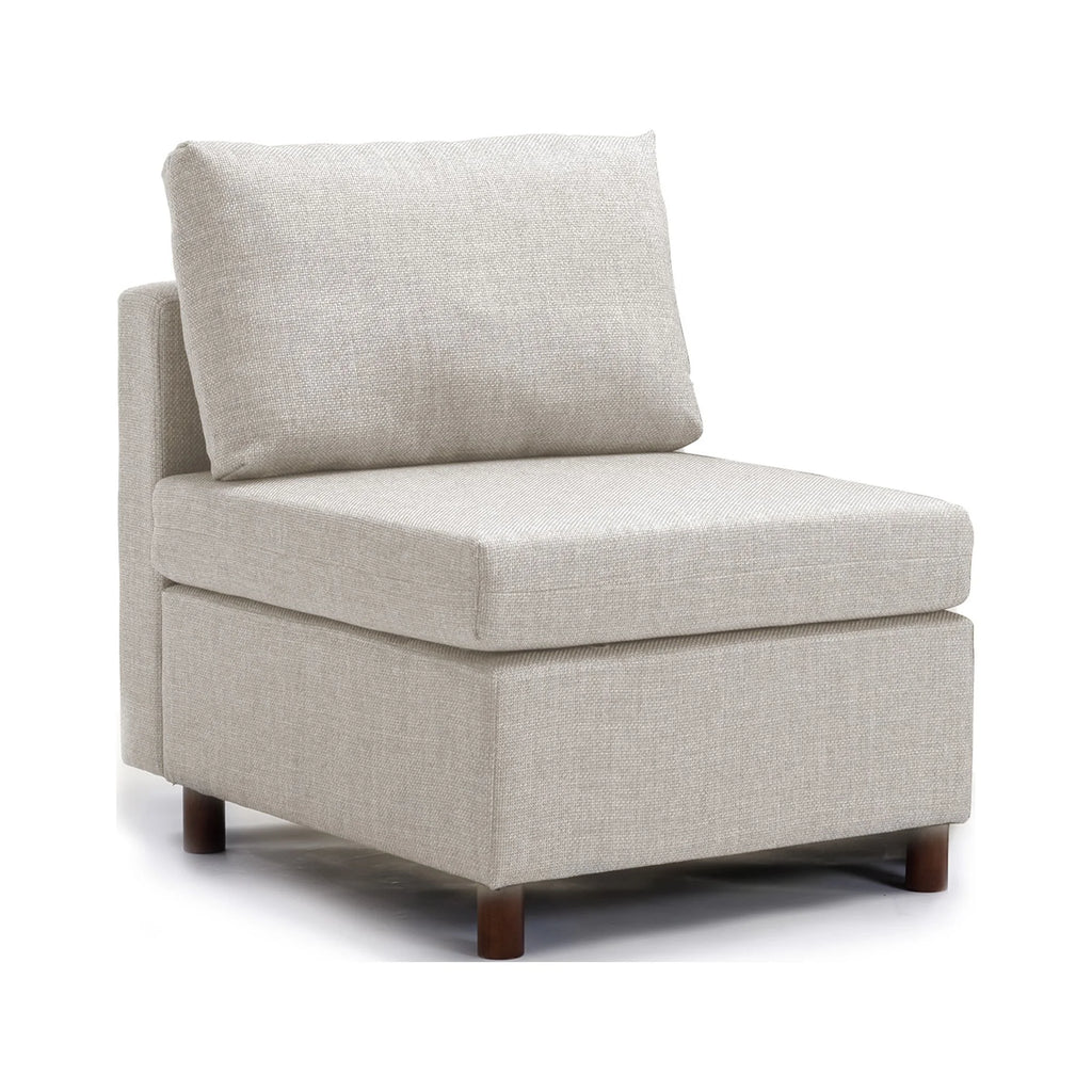 Linen Modular Sofa Armless Chair U551