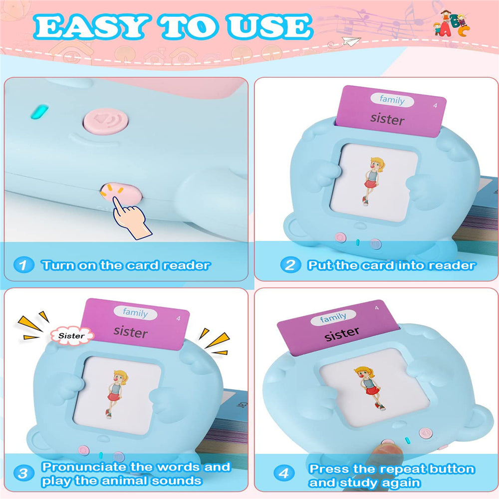 Talking Flash Cards Learning Toys with 112 Double-Side Cards Y9965