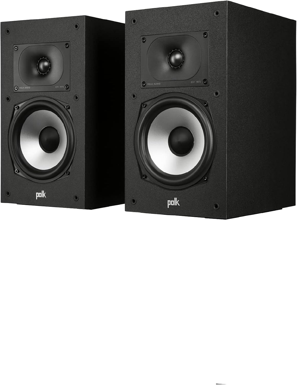 Pair of Midnight Black Bookshelf or Surround Speakers O92091
