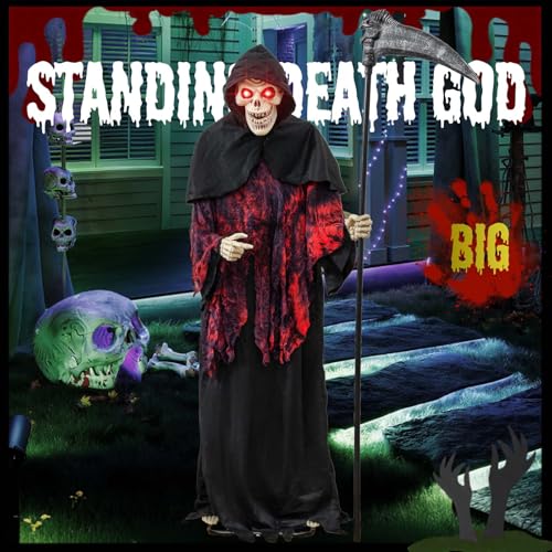 6ft Animated Witch Halloween Decoration with Motion Sensor J875716