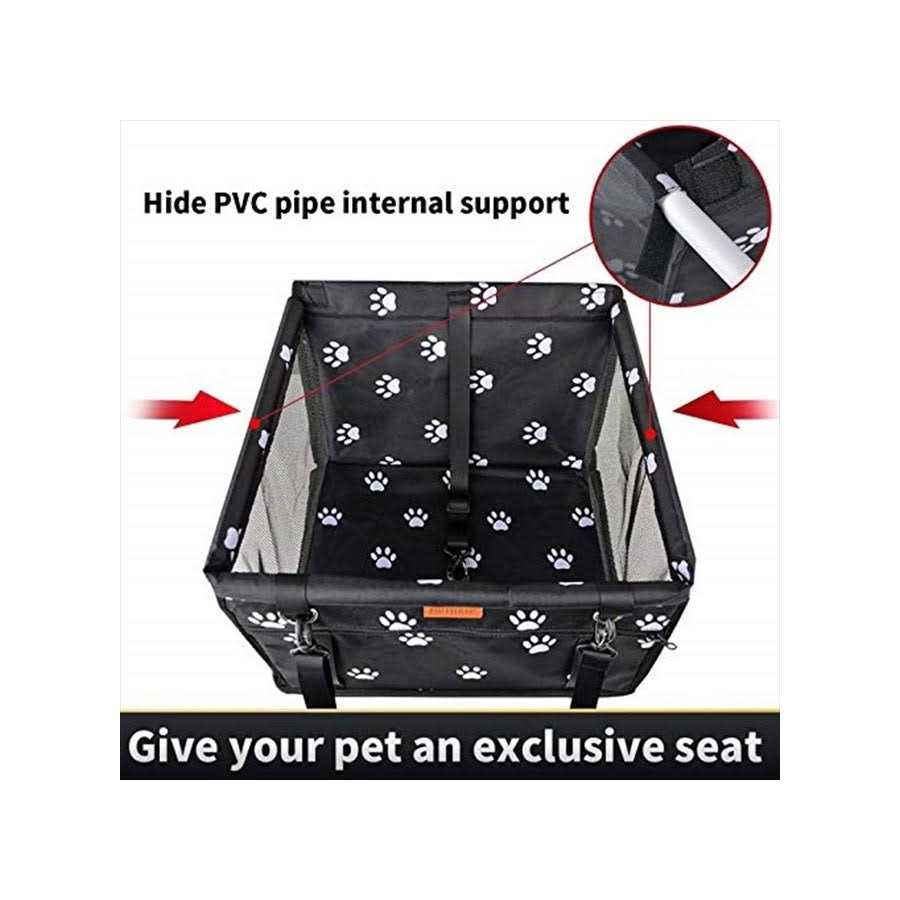 Portable Dog Booster Car Seat with Safety Leash Q88118