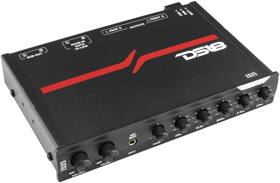 2 to 3 Way Active Electronic Car Audio Crossover with Remote Control C57591