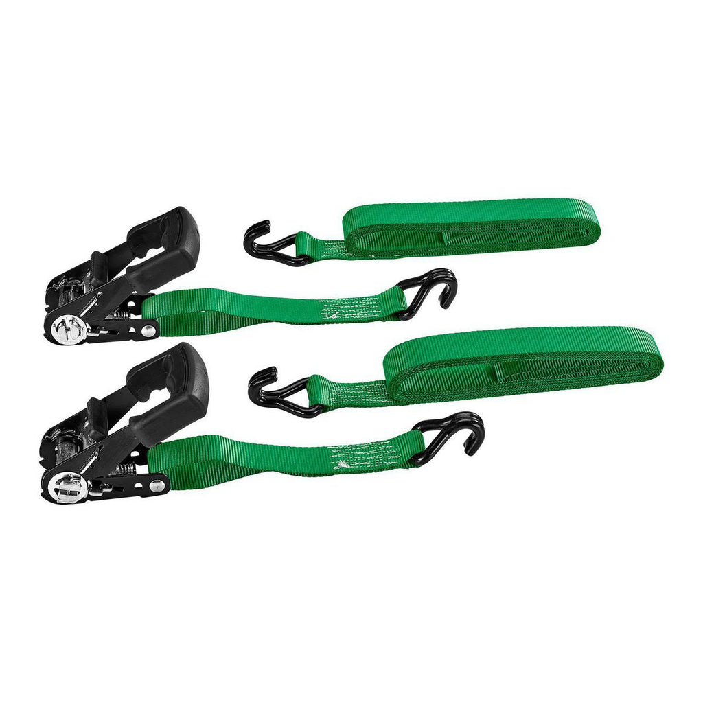700 lb. Capacity 1-1/4 in. x 16 ft. Ratcheting Tie-Downs 2-Pack E211