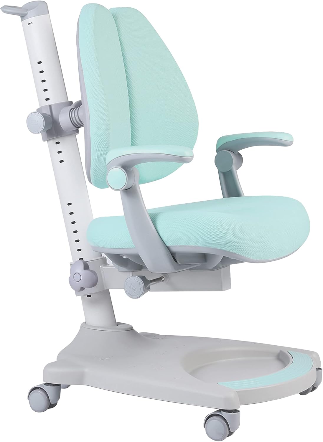 Green+White Adjustable Kids Study Desk Chair T355547