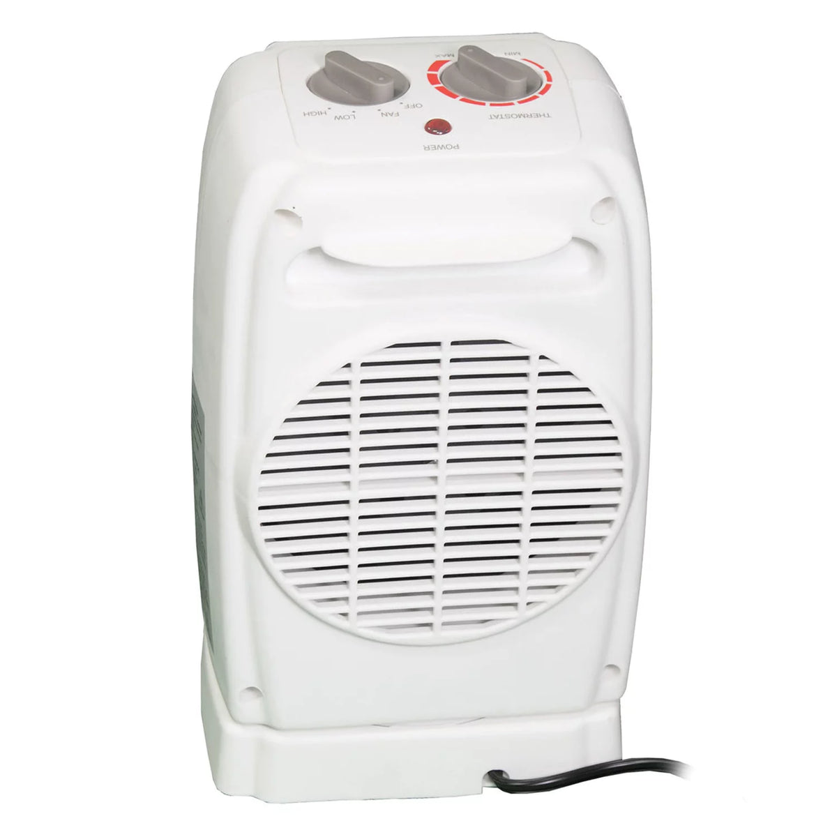 White Portable Oscillating Ceramic Fan Heater with Thermostat G6030