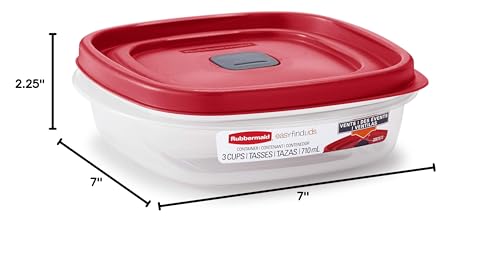 3-Cup Vented Lid Food Storage Container (4) Q324