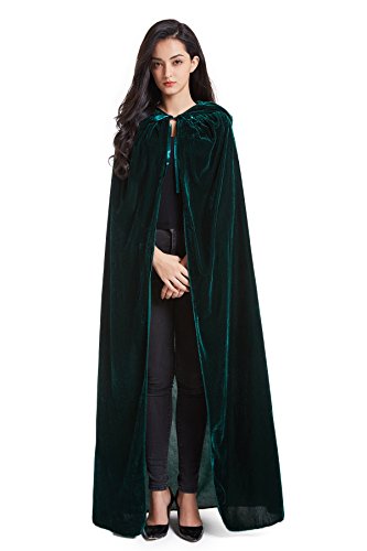 Hooded Velvet Cloak P5934